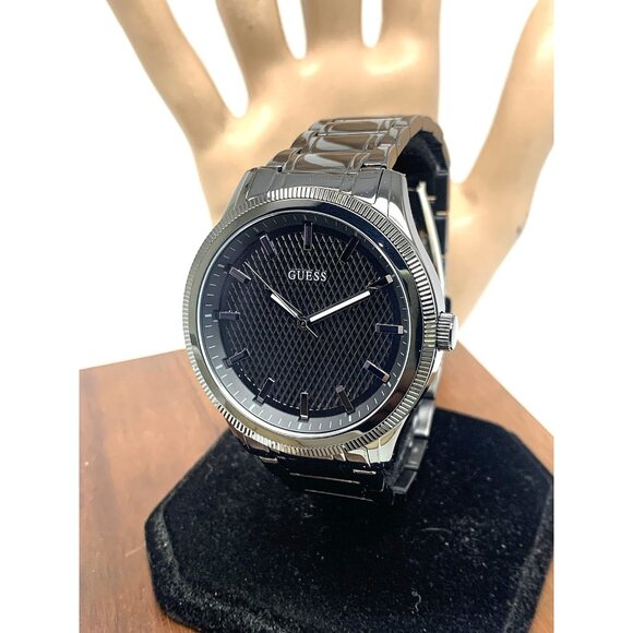 Guess Men's Watch GW0626G3 Quartz Black Dial Stainless Steel 44mm - Picture 1 of 15